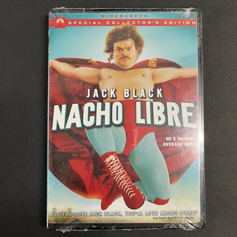 DVD Jack Black Nacho Libre Special Collector’s Edition PG 2006 New Sealed